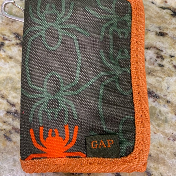 Kids Vintage Gap Spider Wallet with Chain Keychain OS - Picture 2 of 7